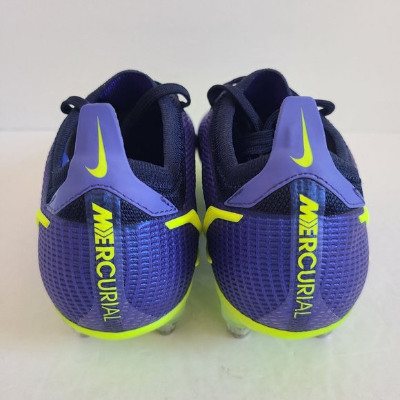 NEW Nike Vapor 14 Elite SG Pro AC Soccer Cleats CV0988-575 Size 4 Sapphire Volt main image 4